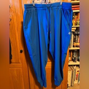 Women’s Wonderwink Blue Jogger Scrub Pants
